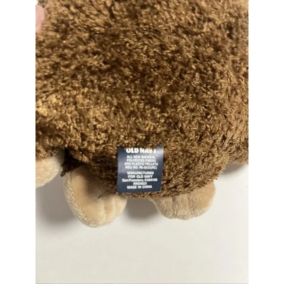 Rare Old Navy 9" plush brown monkey gorilla sitting HTF 2006 Collectors Edition - Picture 2 of 2
